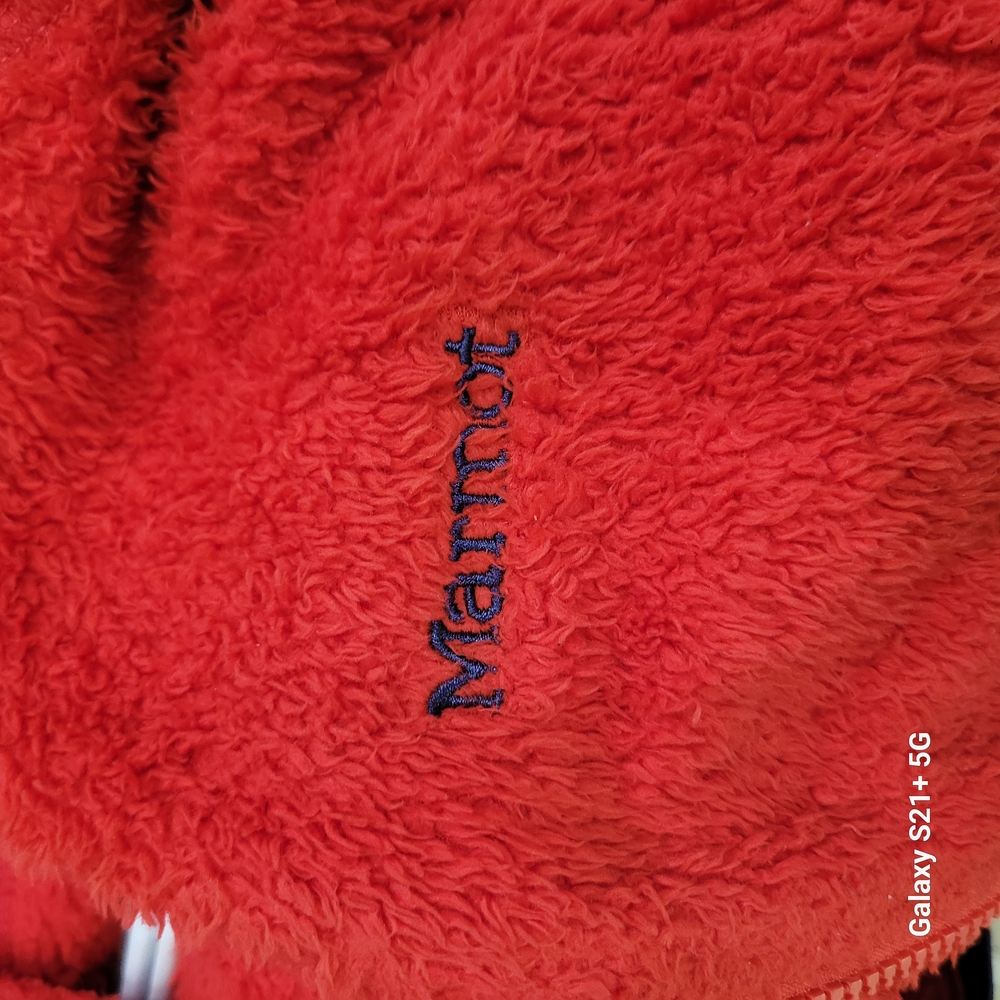 Marmot Red Fleece Jacket - Picture 2 of 3